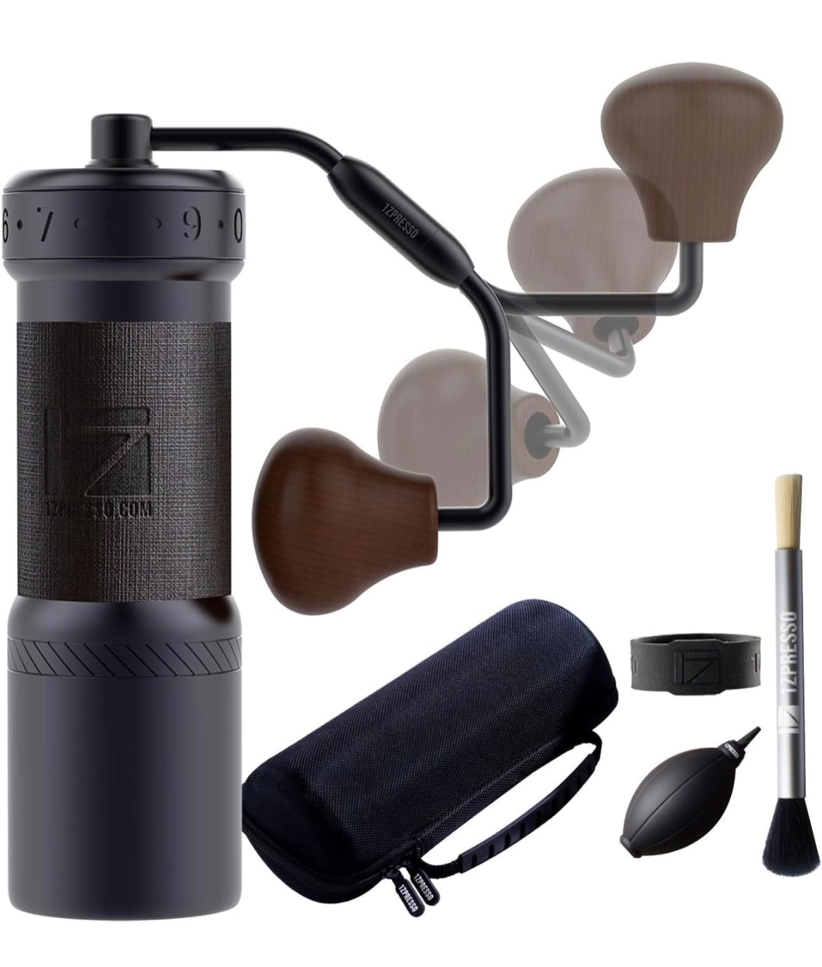 1Zpresso K-Ultra Manuelle Kaffeemühle Eisengrau - Coffee Coaching Club