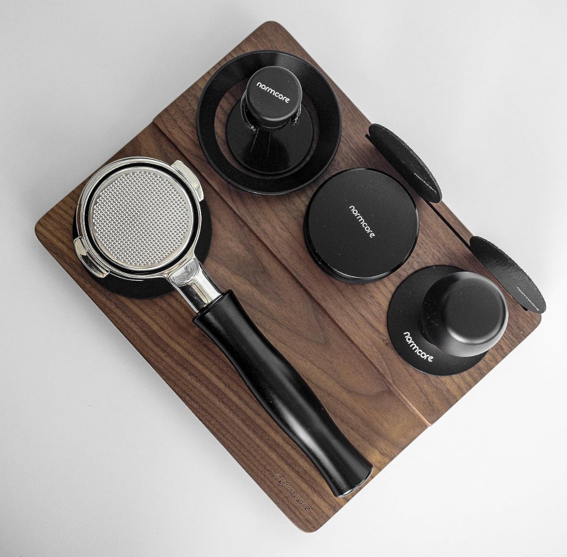 Normcore Premium Tamping Mat - Walnuss Holz - Coffee Coaching Club