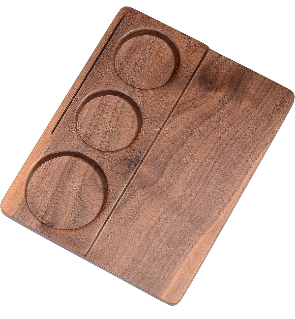 Normcore Premium Tamping Mat - Walnuss Holz - Coffee Coaching Club