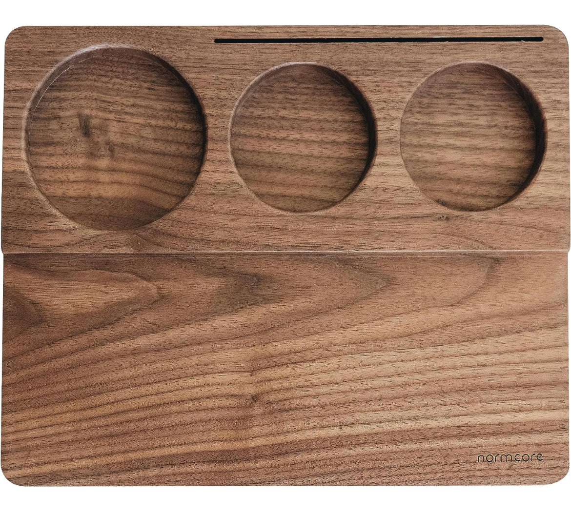 Normcore Premium Tamping Mat - Walnuss Holz - Coffee Coaching Club