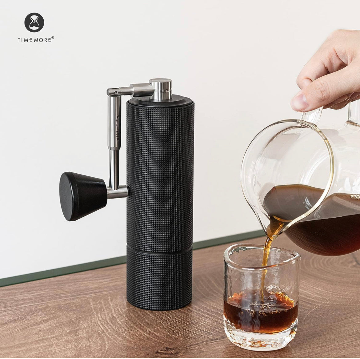 Timemore Chestnut C3 Max Pro Kaffeemühle mit S2C Mahlwerk Schwarz - Coffee Coaching Club