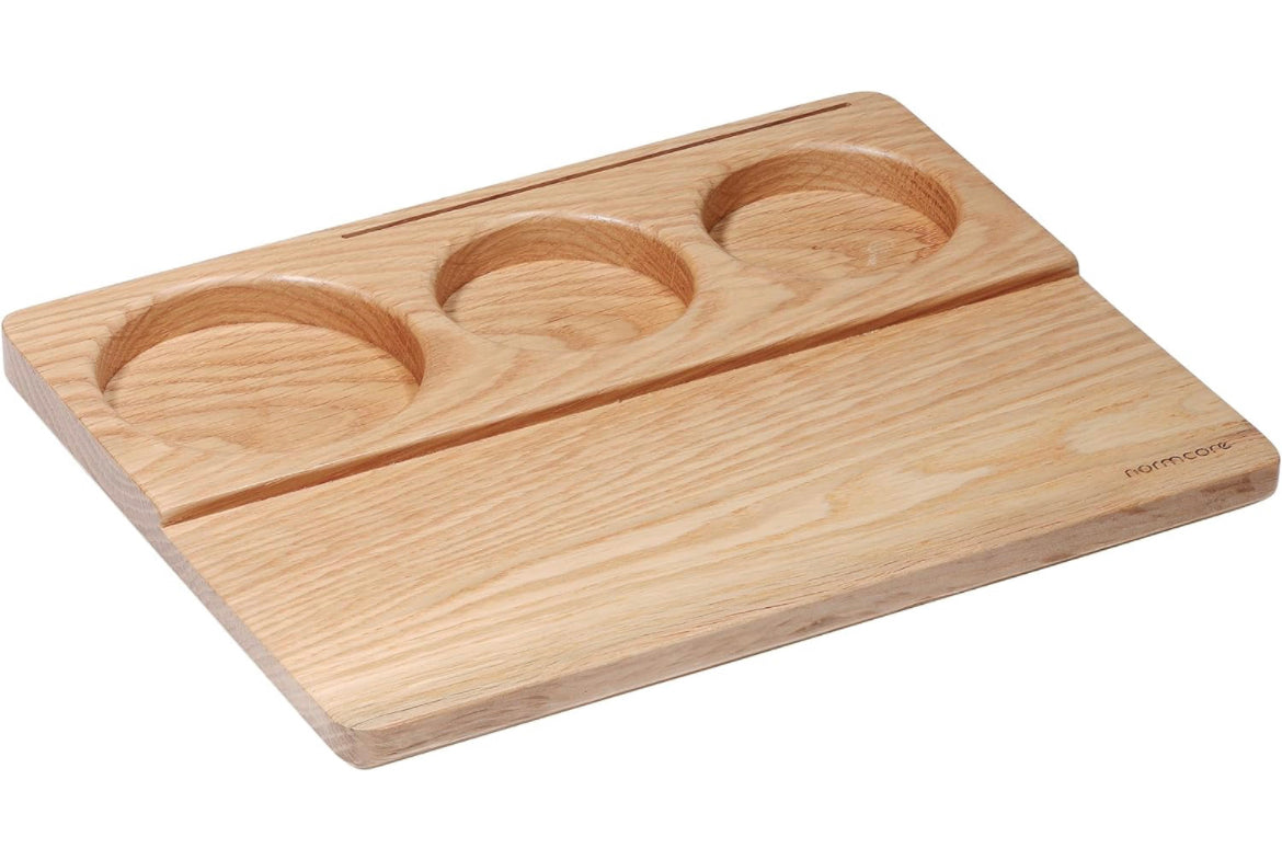 Normcore Premium Tamping Mat - Eiche Holz - Coffee Coaching Club