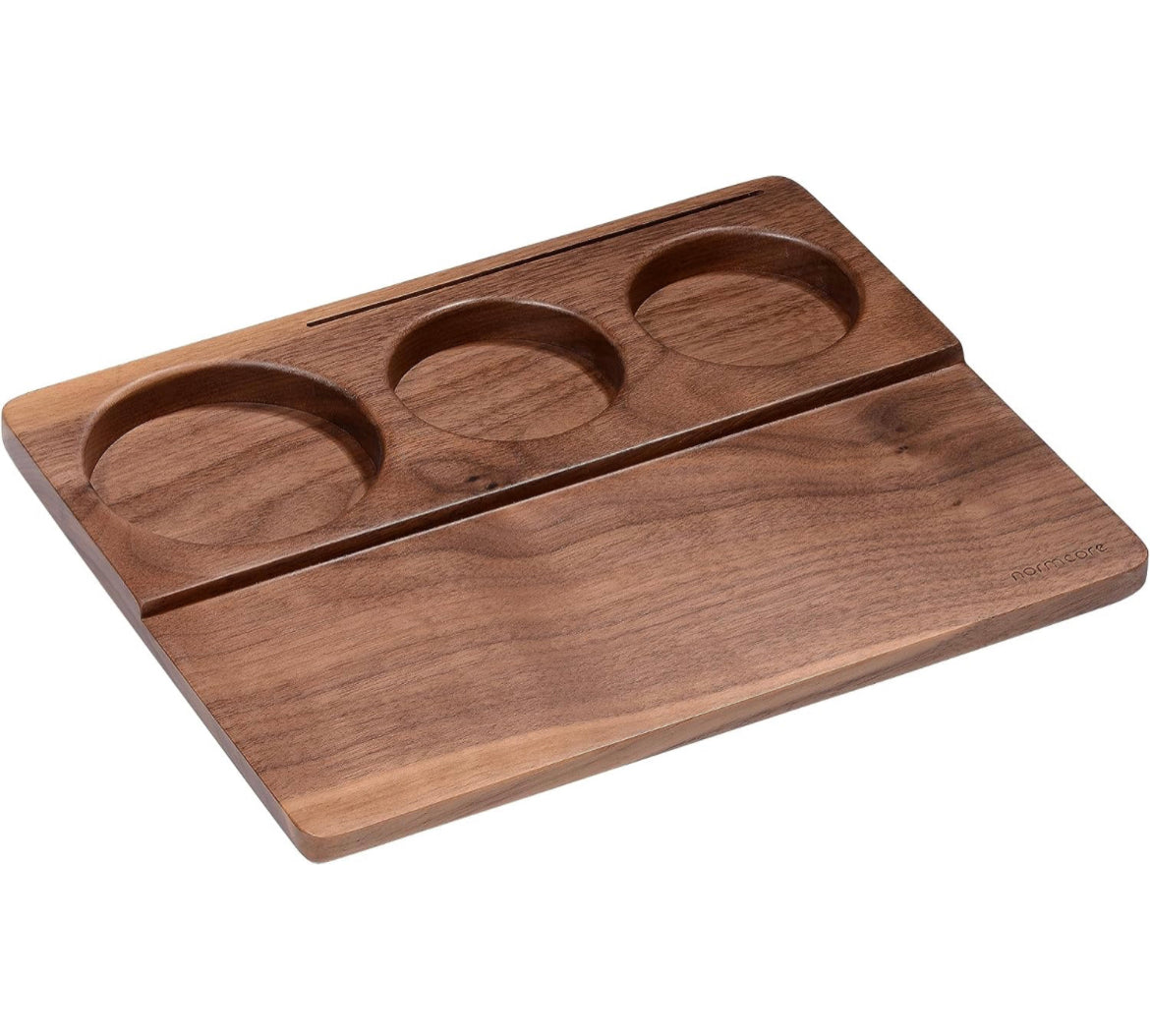 Normcore Premium Tamping Mat - Walnuss Holz - Coffee Coaching Club