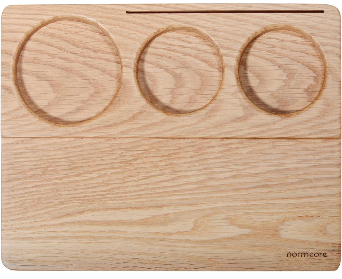 Normcore Premium Tamping Mat - Eiche Holz - Coffee Coaching Club