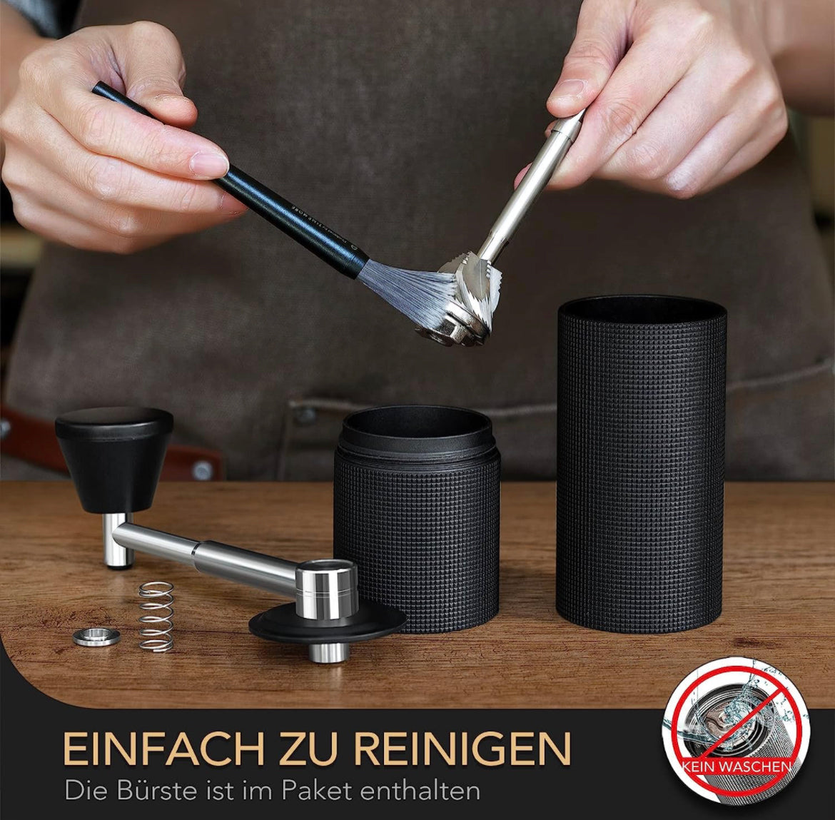 Timemore Chestnut C3 Max Pro Kaffeemühle mit S2C Mahlwerk Schwarz - Coffee Coaching Club
