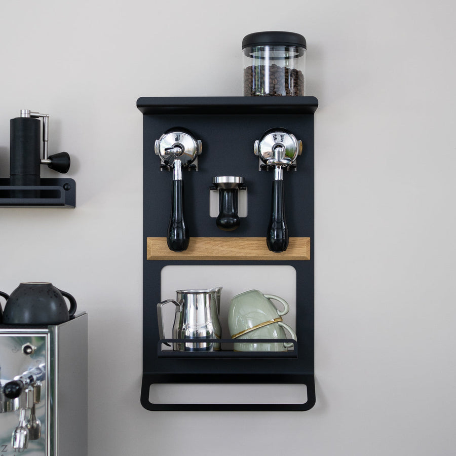 Flate - Barista Regal für Barista Zubehör - Coffee Coaching Club