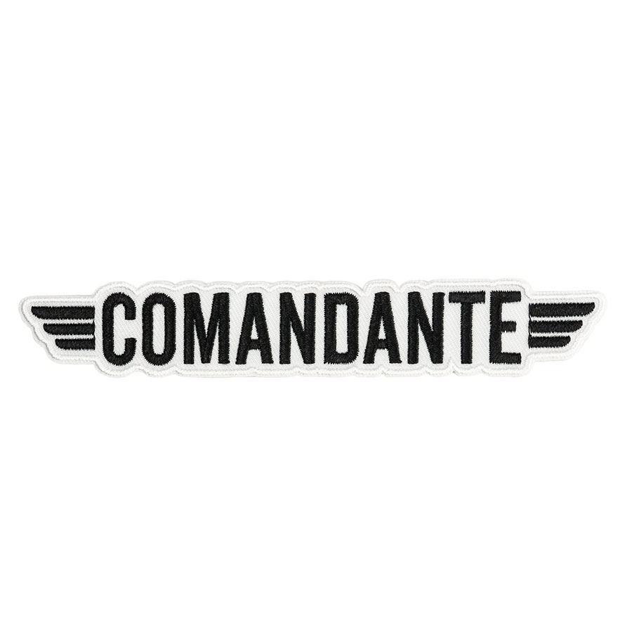 Comandante Patches - Logo Schwarz/Weiss - Coffee Coaching Club