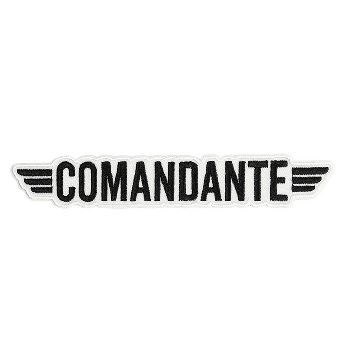 Comandante Patches - Logo Schwarz/Weiss - Coffee Coaching Club