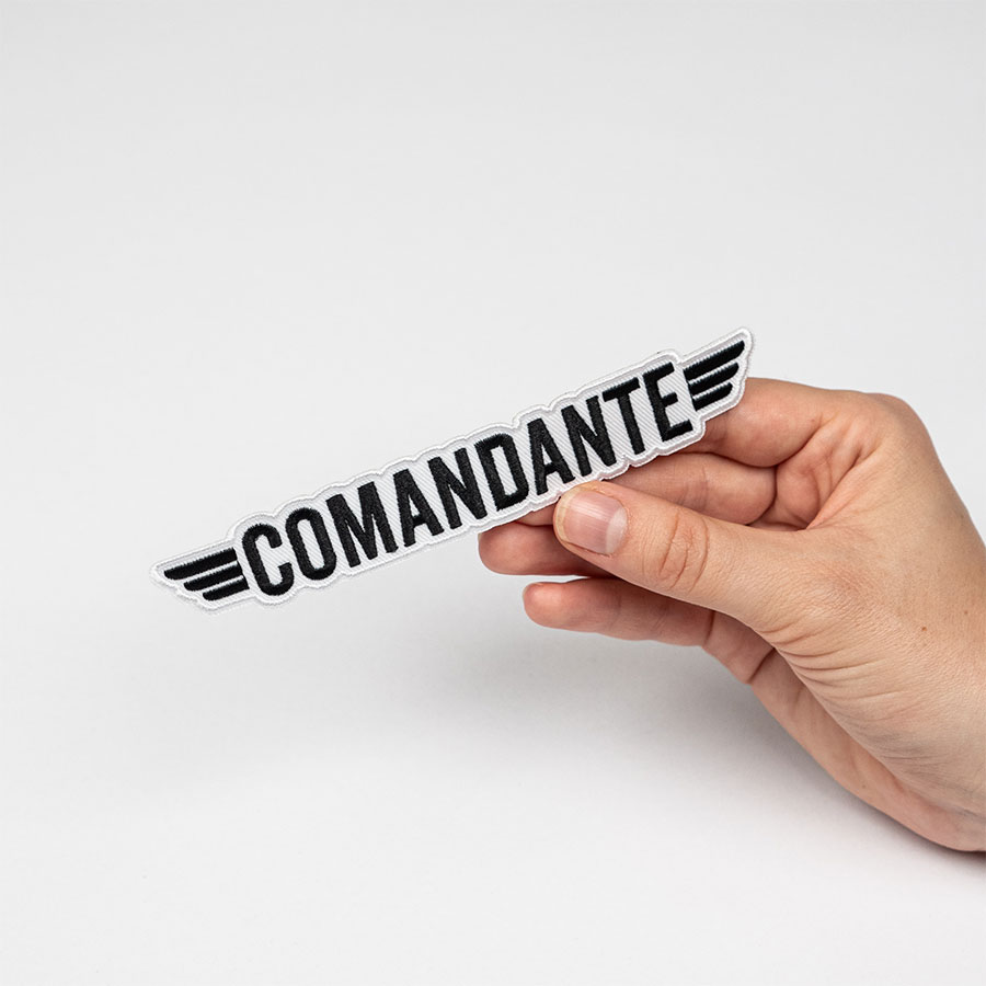 Comandante Patches - Logo Schwarz/Weiss - Coffee Coaching Club