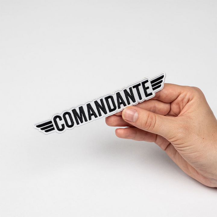 Comandante Patches - Logo Schwarz/Weiss - Coffee Coaching Club