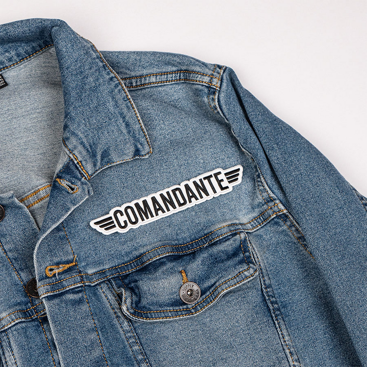 Comandante Patches - Logo Schwarz/Weiss - Coffee Coaching Club