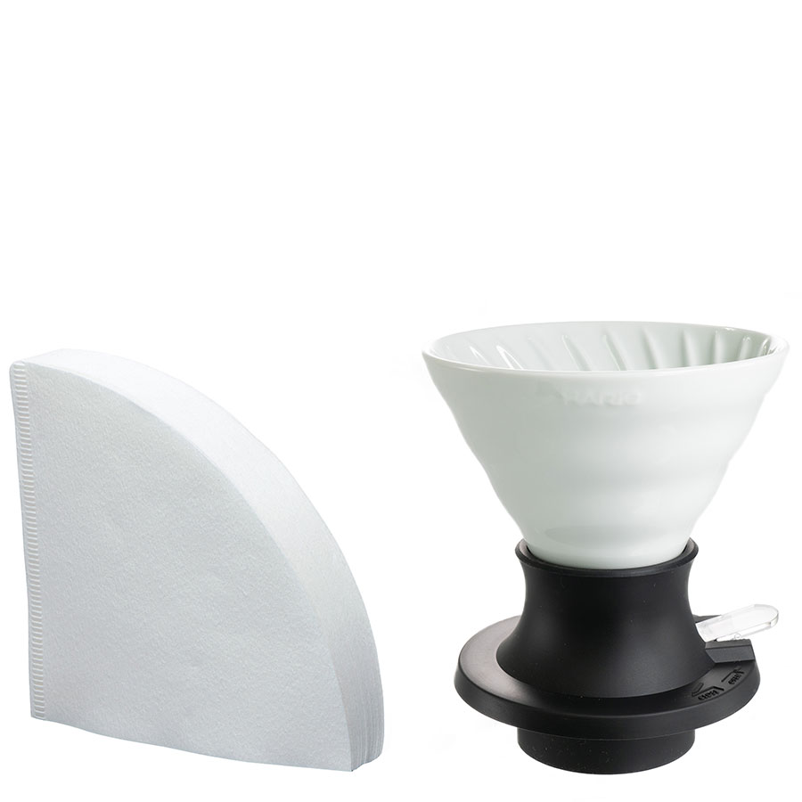 Der Hario V60 Keramik oder Glas Immersion Coffee Dripper SWITCH - Coffee Coaching Club