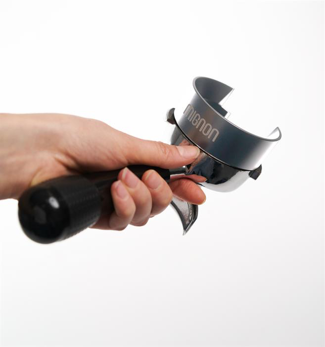 Eureka Mignon Pulvertrichter/Dosing Funnel, magnetisch, Alu - Coffee Coaching Club
