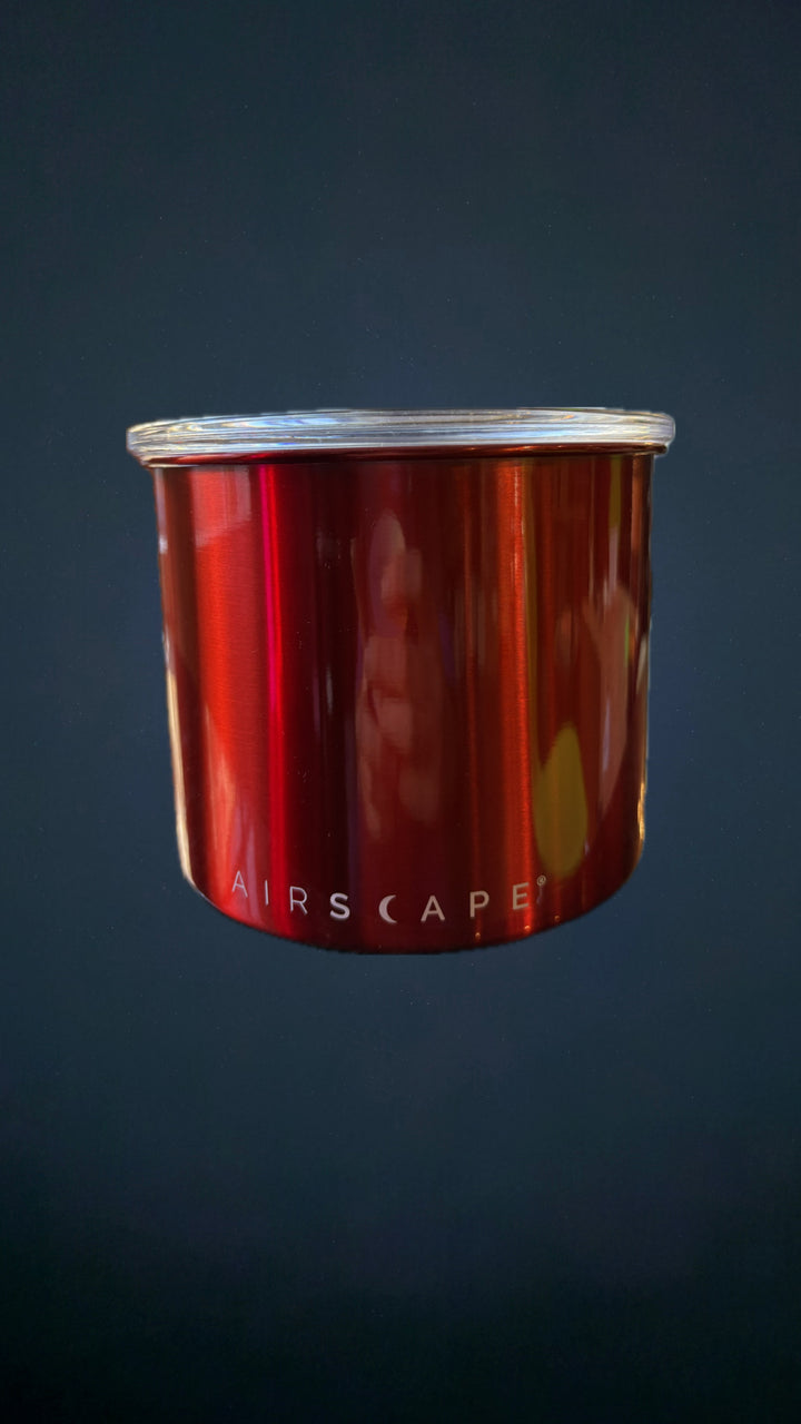 Airscape 250g Edelstahl luftdichter Aufbewahrungsbehälter - Viele Farben - Coffee Coaching Club