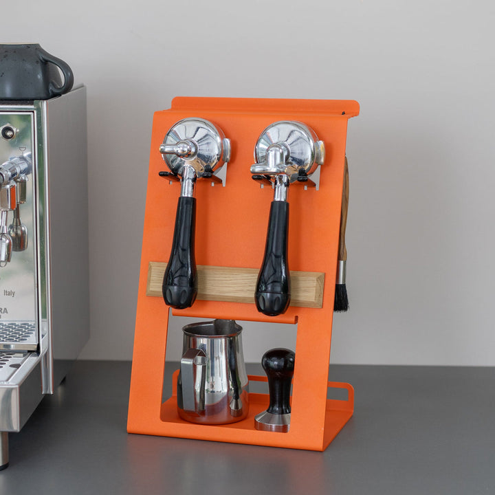 Flate - Station mit Siebträgerhalter für Barista Zubehör - Coffee Coaching Club GmbH