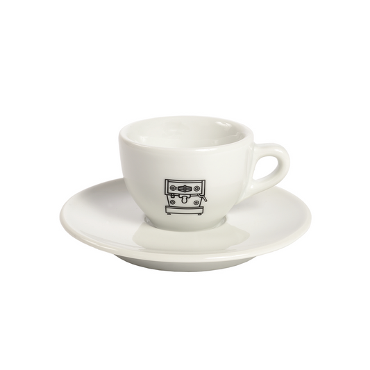 La Marzocco Espressotassen-Set "Linea Mini" 6 Stück Weiss - Coffee Coaching Club