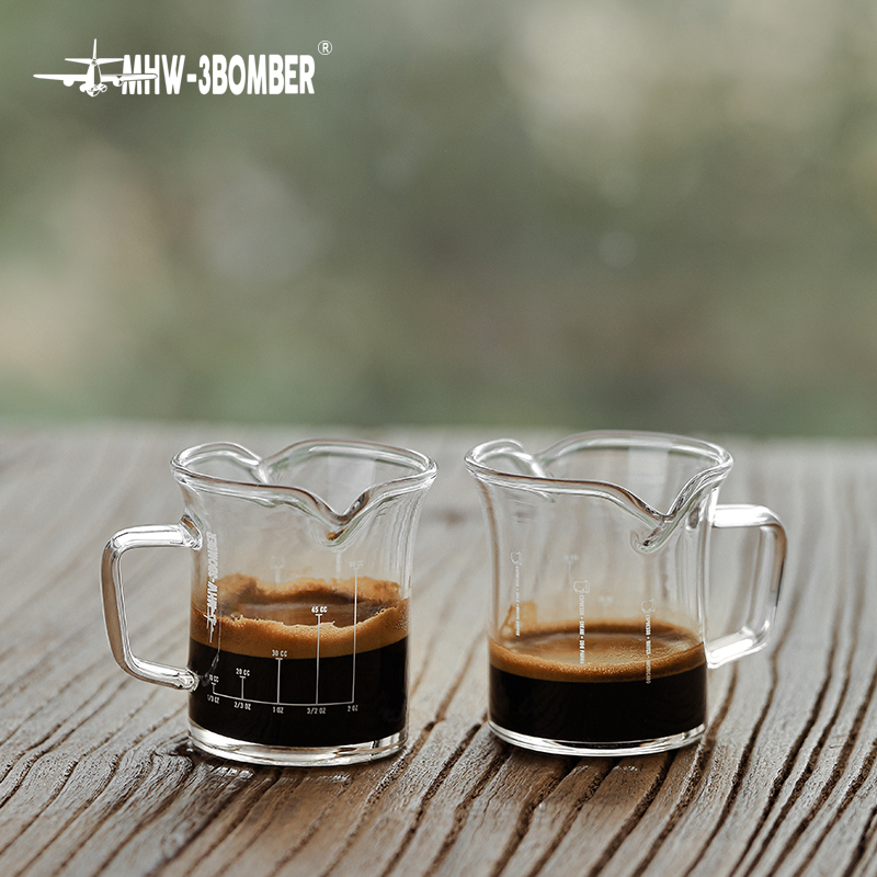 MHW-3BOMBER Doppelauslass Espresso und Kaffeeglas - Coffee Coaching Club