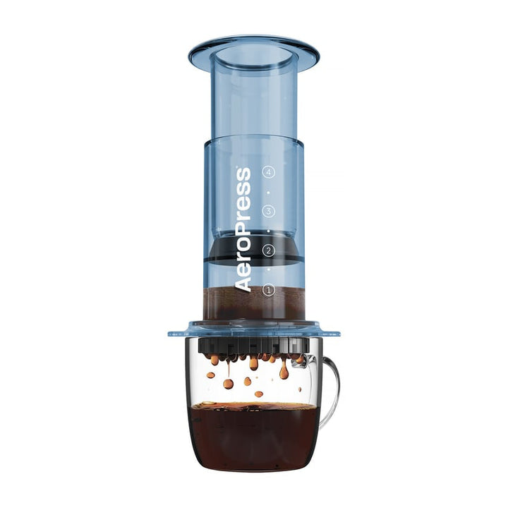 Aeropress Clear Blue - Coffee Coaching Club