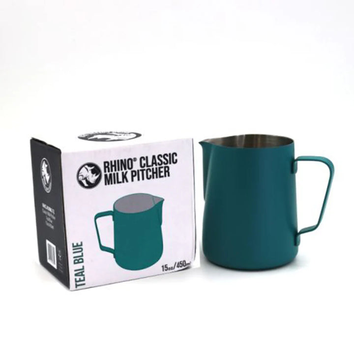 Rhino Classic 450 ml Milchkännchen - Pitcher - Mehrere Farben - Coffee Coaching Club