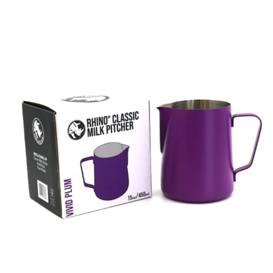Rhino Classic 450 ml Milchkännchen - Pitcher - Mehrere Farben - Coffee Coaching Club