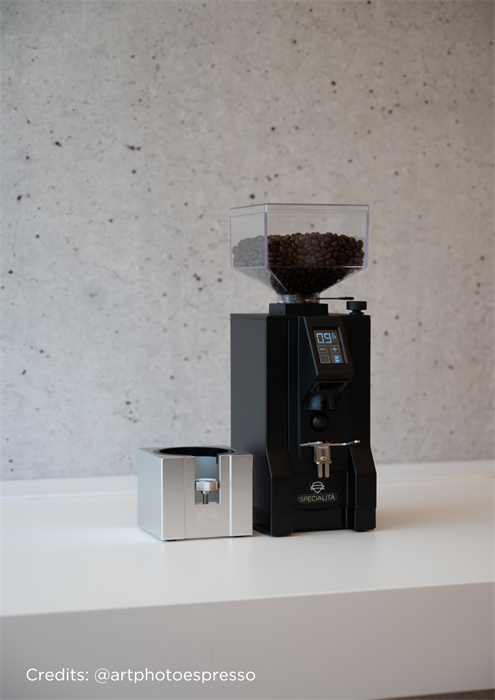 Eureka Mignon Metal Tamping Station - Coffee Coaching Club