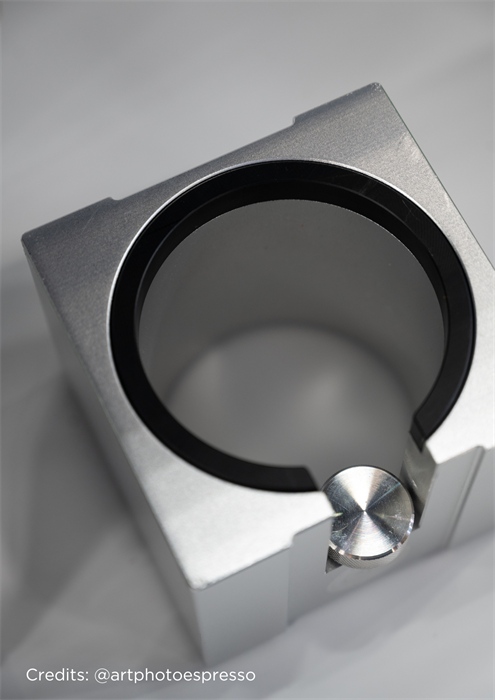 Eureka Mignon Metal Tamping Station - Coffee Coaching Club