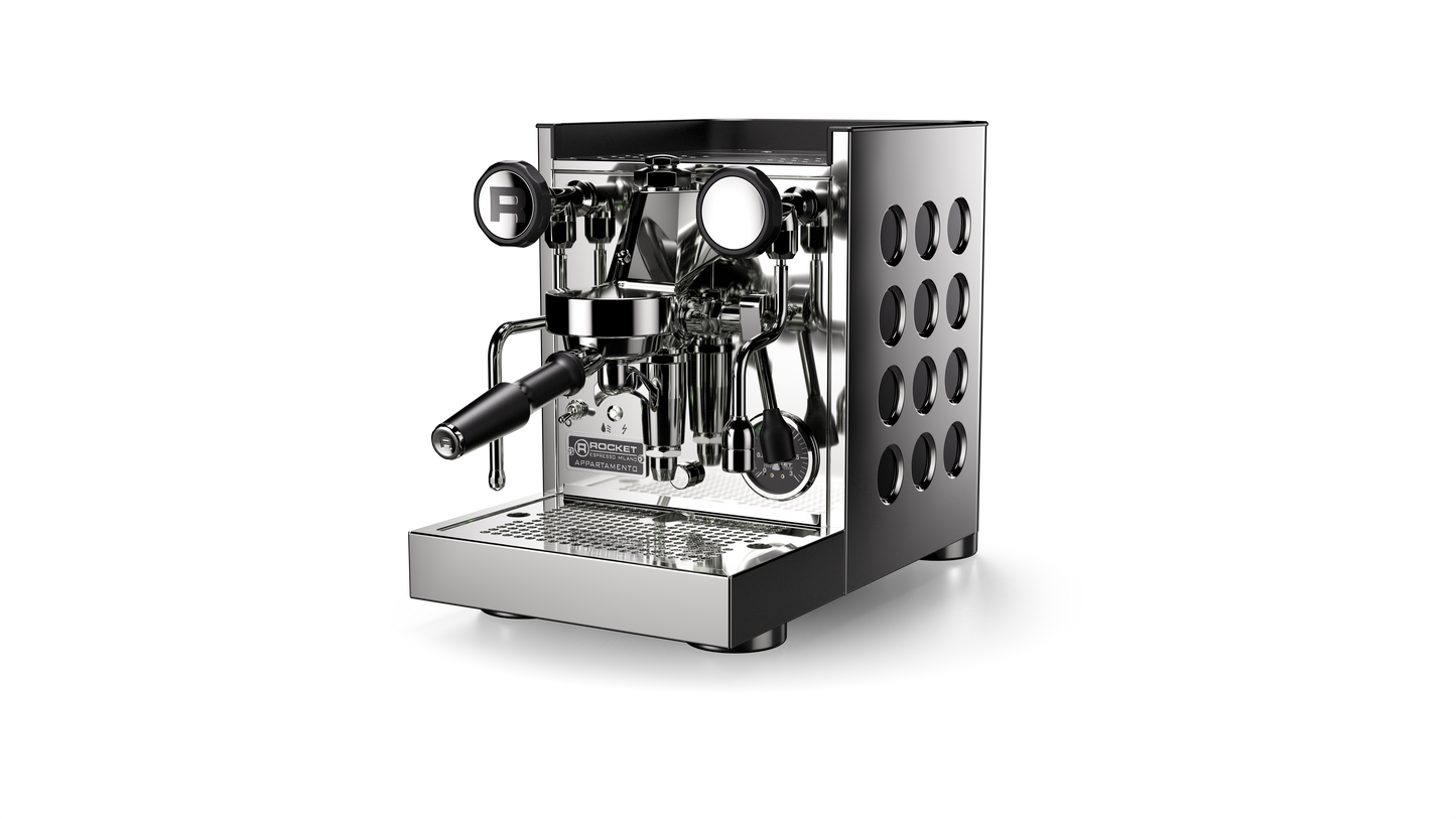 Rocket Appartamento TCA - Edelstahl - Schwarz - bald erhältlich - Coffee Coaching Club