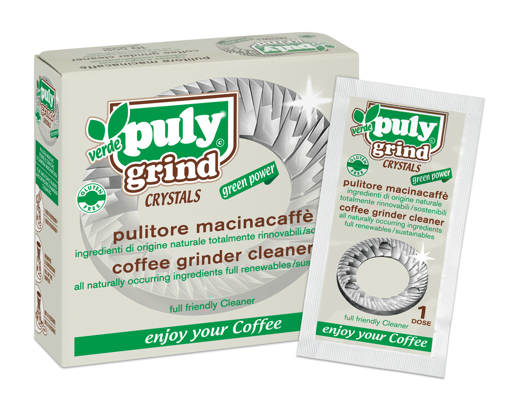 Puly Caff Verde espresso machine cleaning powder – Coffee Coaching Club