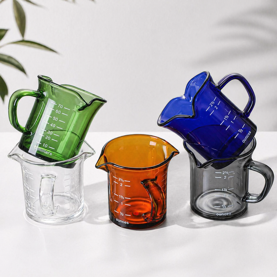IVORE.GROUP Glas-Messbecher, alle Farben im Überblick