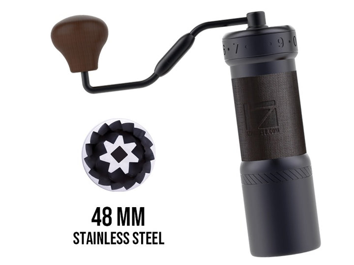 1Zpresso K-Ultra mit 48-mm-Mahlwerk aus Edelstahl, Grafik – Coffee Coaching Club 19