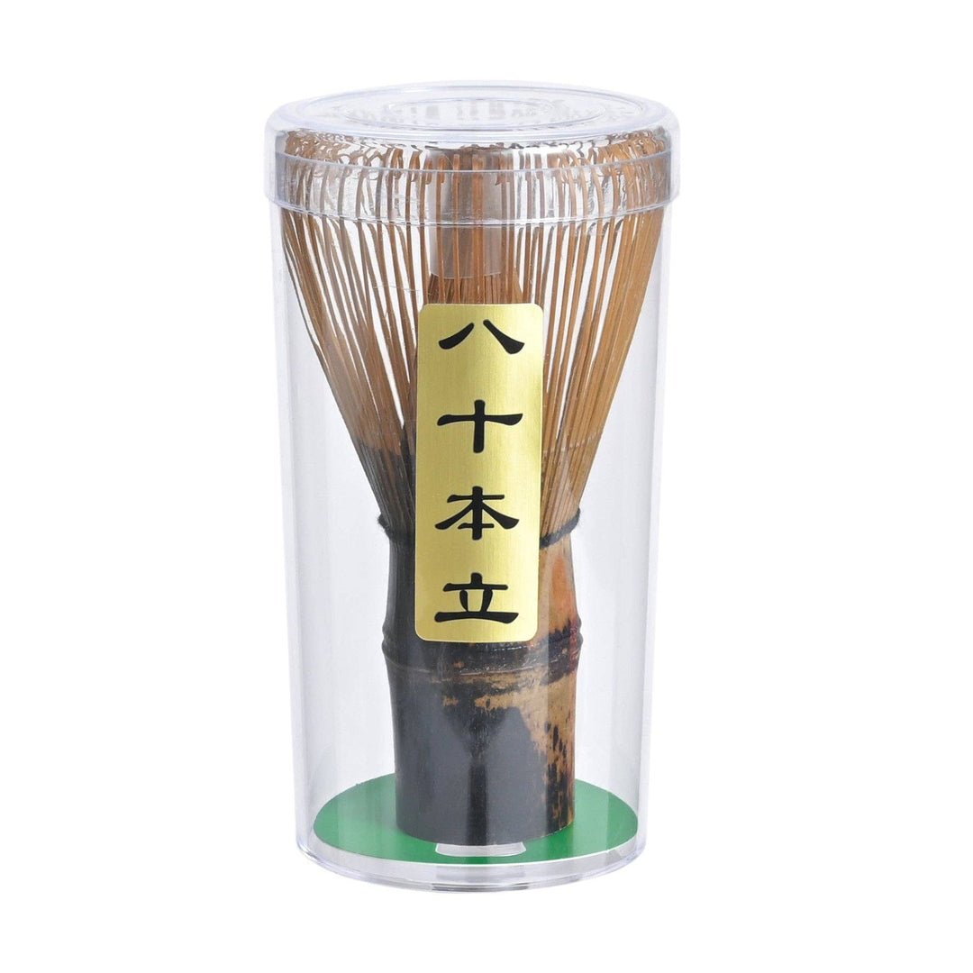 Urban Tokyo - Matcha Whisk Chasen 4"H 80 Prong Purple Bamboo Whisk (1/100) - Coffee Coaching Club 1