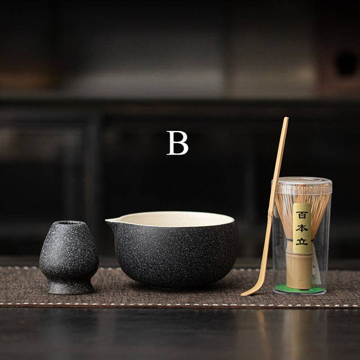 Gohobi - Gohobi Ceramic Matcha Set 016: Black / B - Coffee Coaching Club GmbH