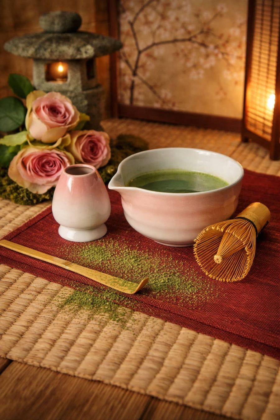 YOKO DESIGN - Matcha set Sakura - Coffee Coaching Club