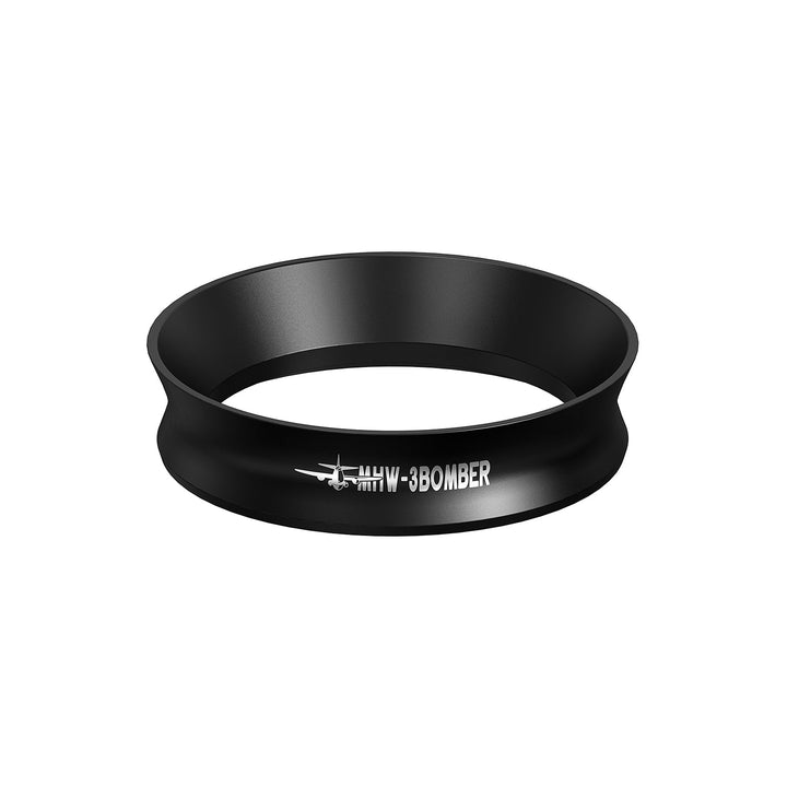 Anneau de dosage magnétique MHW-3BOMBER 58 mm en noir mat (Matte Black) avec ouverture en entonnoir