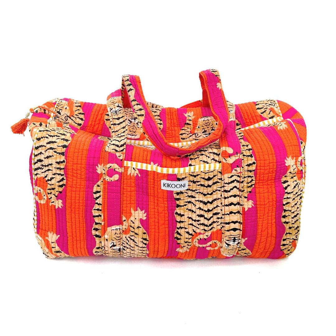 Kikooni Baumwolltasche Poppy Tiger Frontansicht – Coffee Coaching Club 3