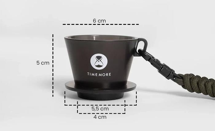 TIMEMORE B75 Tasting Cup Transparent Black