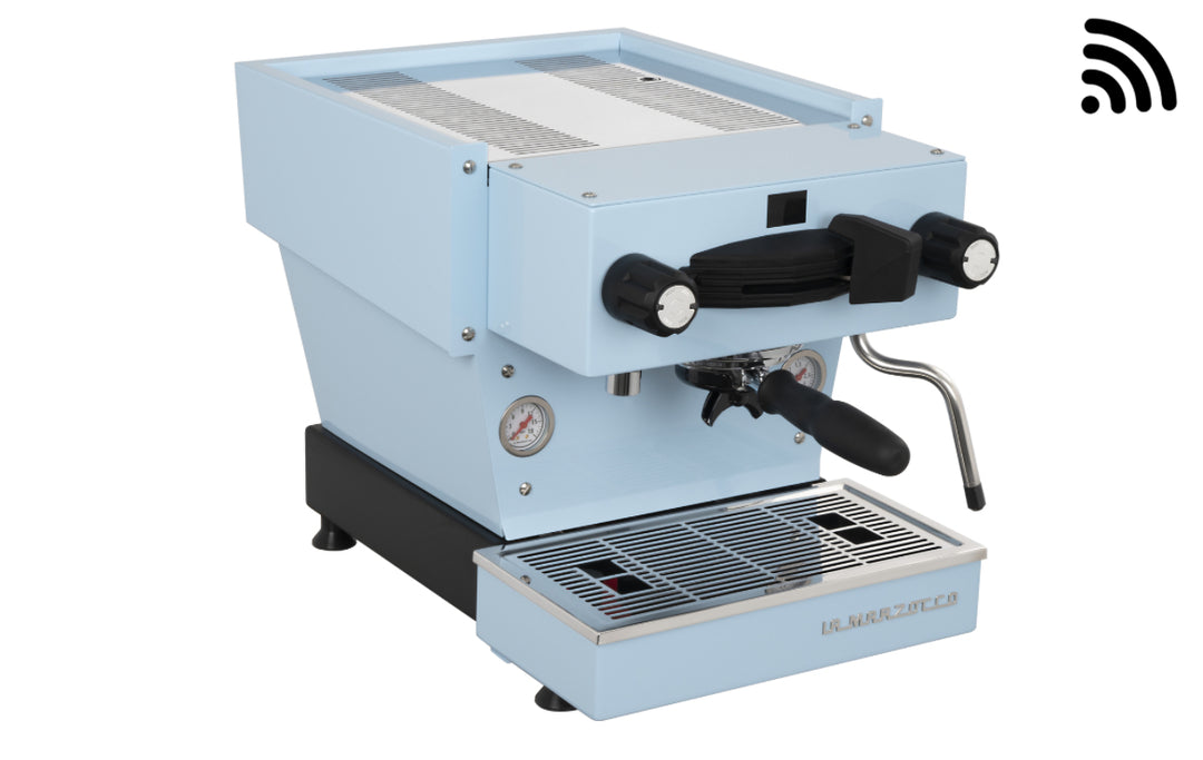 La Marzocco Linea Mini R - Blau - Coffee Coaching Club