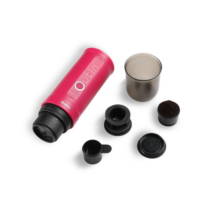 Outin Nano Tragbare Espresso Maschine (Crimson Red) - Coffee Coaching Club