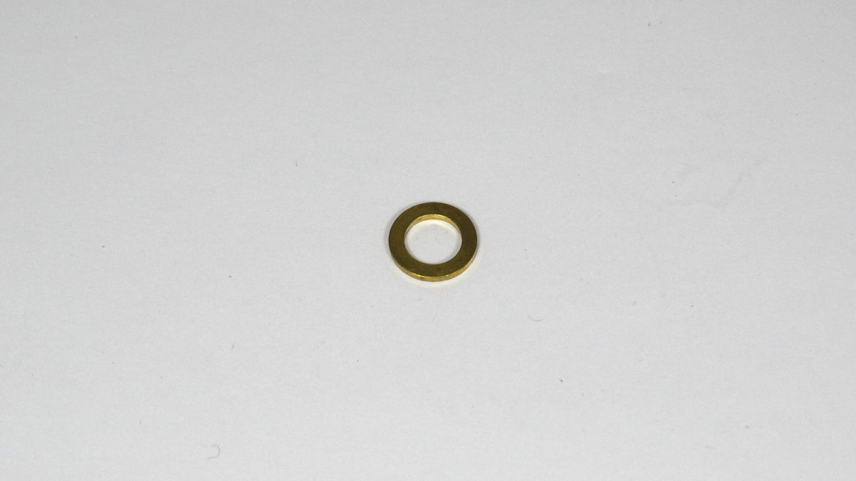 Flache Unterlagsscheibe aus Metall für den Drehgriff von Dampf und Wasser an einer Rocket Espressomaschine