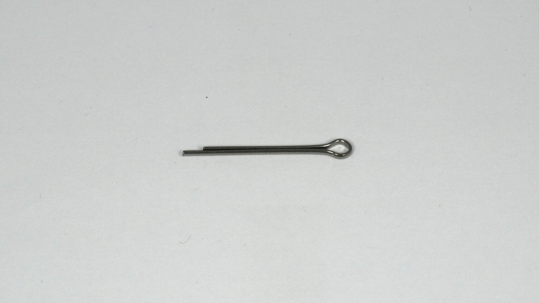 Kleiner metallener Sicherungsstift für einen Dampfhahn-Drehgriff