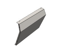 Rechtes Seitenpanel in Chrom für die La Marzocco KB90