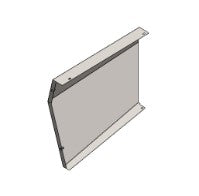 Linkes Seitenpanel in Chrom für die La Marzocco KB90