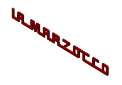 La Marzocco Logo in Rot für die Linea Mini R