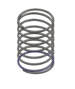 Kompressionsfeder 0,3 x 15 mm aus Edelstahl für La Marzocco, Original Ersatzteil
