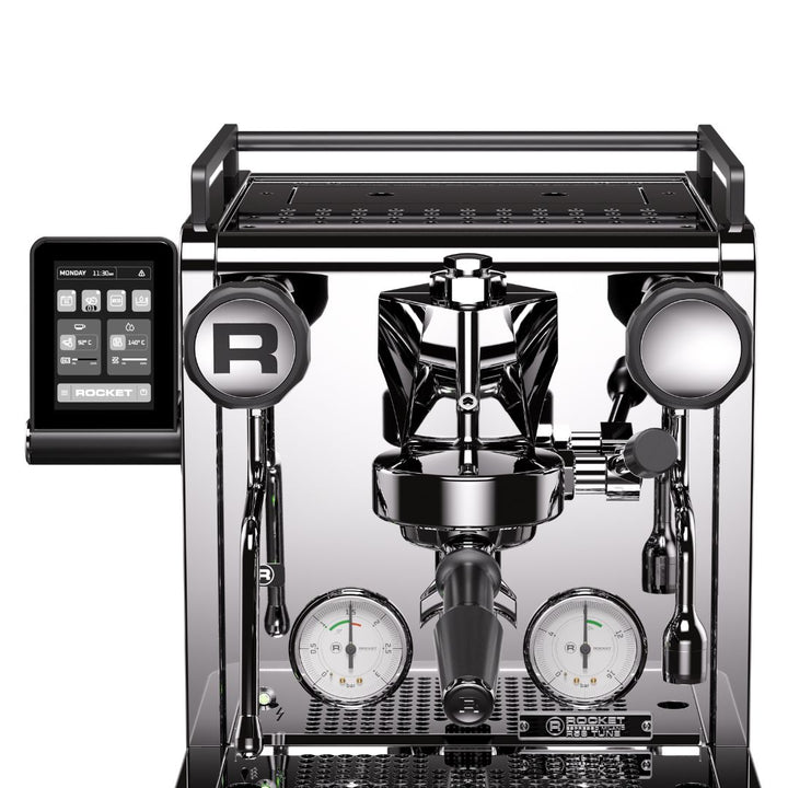 Rocket R58 Tune Chrome Seitenansicht poliertes Edelstahl - Coffee Coaching Club 3