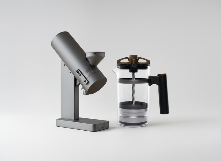 Acaia Orbit Single Dose Grinder Weber Workshop Bird Bundle Space Gray