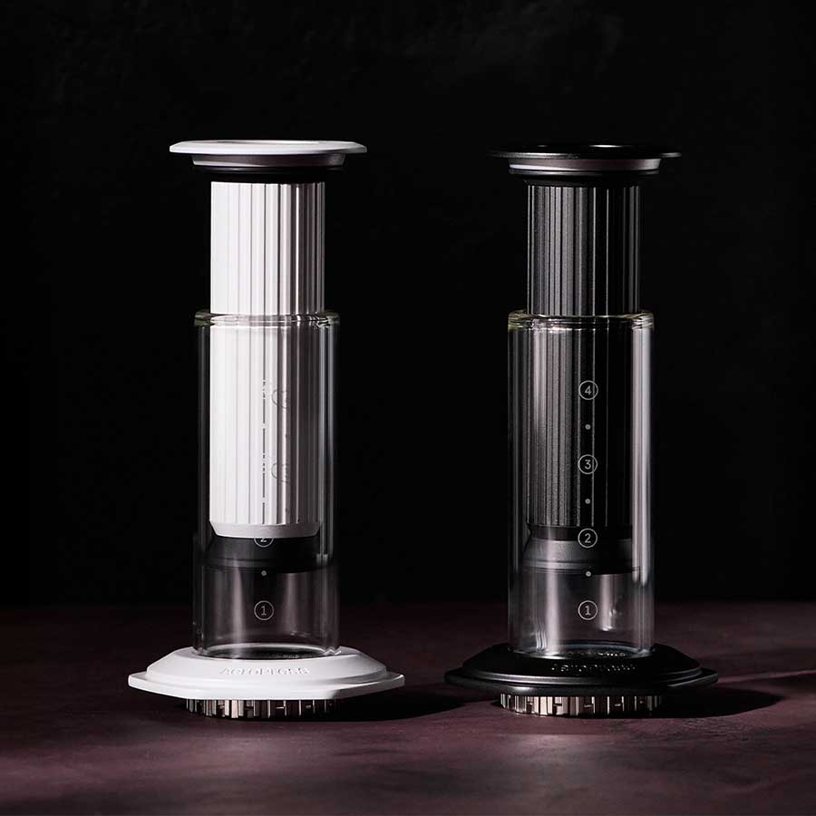 aeropress premium white - coffee coaching club 2