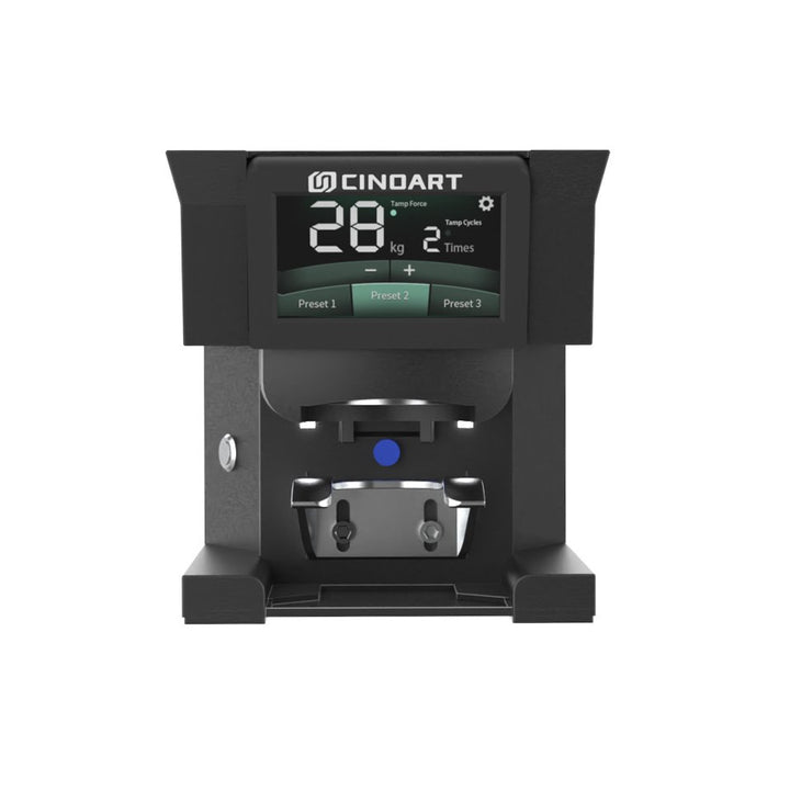 Cinoart PTB-MY Auto Tamper Schwarz – Perfekter Druck, grenzenlose Konstanz Coffee Coaching Club