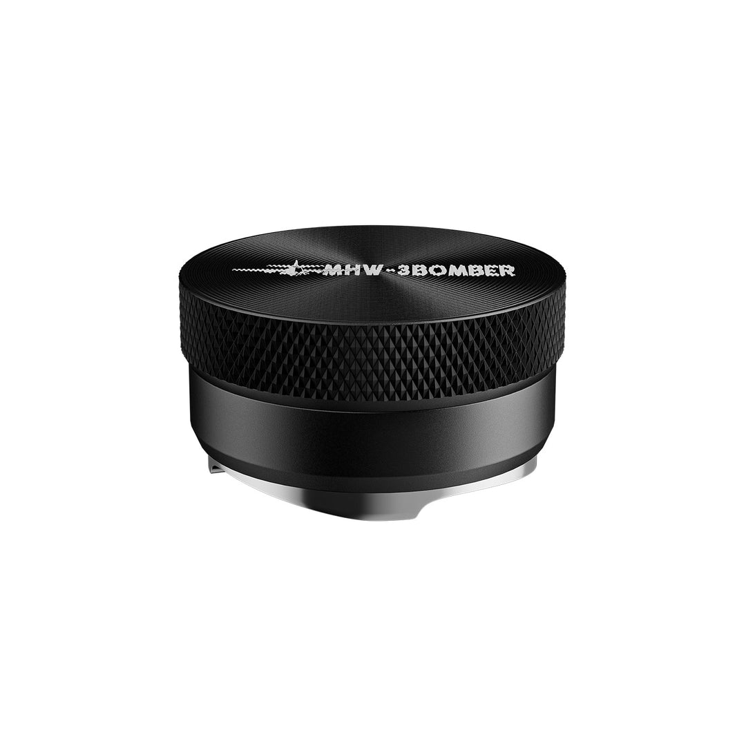 MHW-3BOMBER CD-Texture Leveling Tool 58.35 mm distributor in black (Black) with aluminium alloy lid and logo