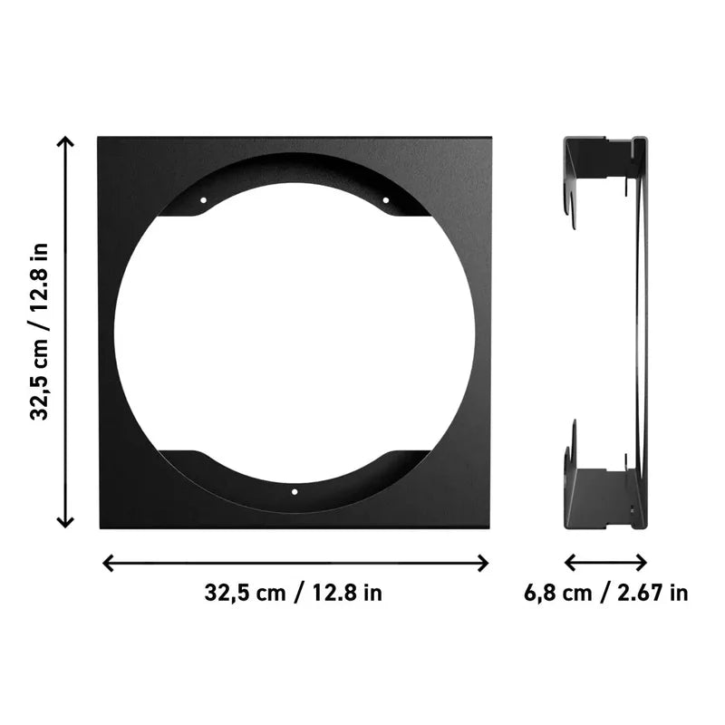 FLATE Round Wall Mount for 12-inch Vinyl Records